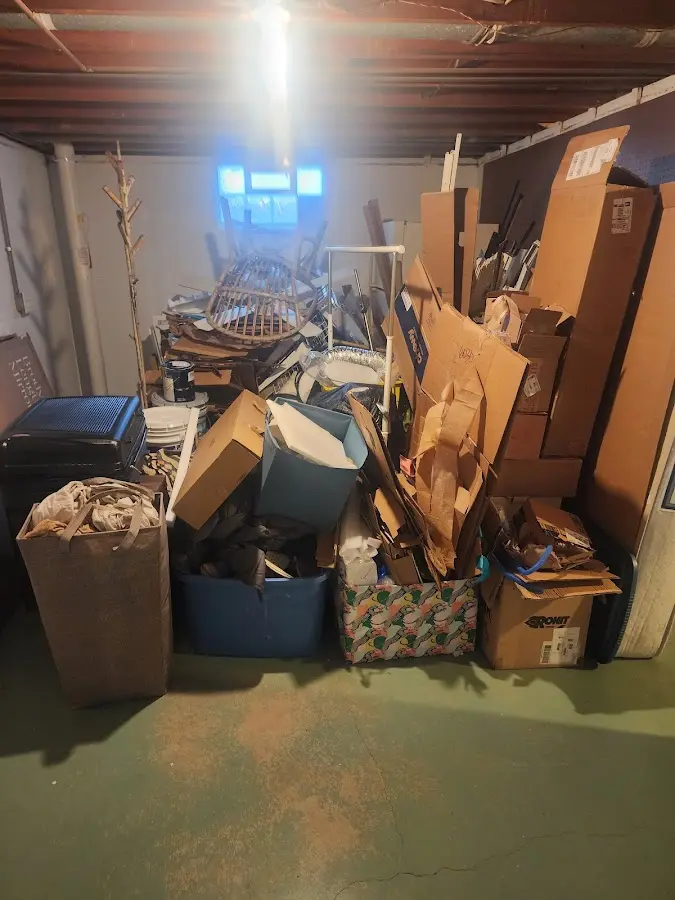 Roll-off dumpster container at job site for Yard Waste Dumpster Rental in Bayou Cane